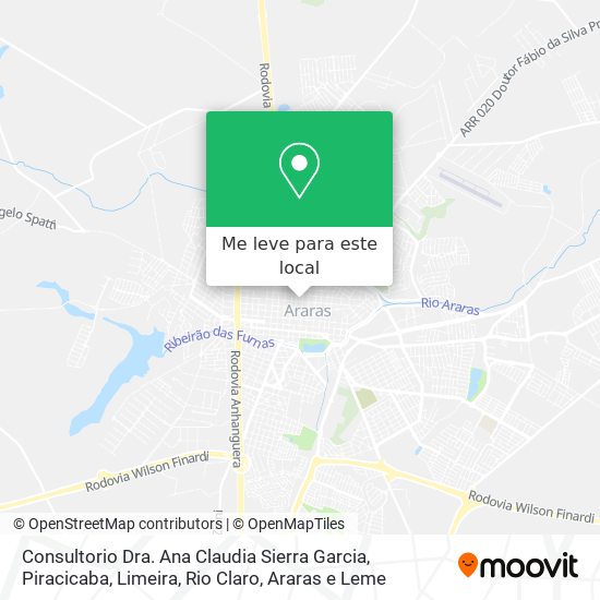 Consultorio Dra. Ana Claudia Sierra Garcia mapa