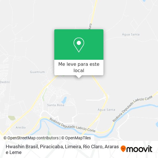 Hwashin Brasil mapa