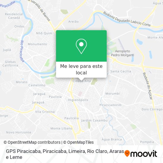 GPS Piracicaba mapa