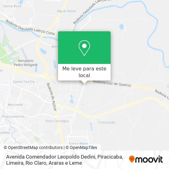 Avenida Comendador Leopoldo Dedini mapa