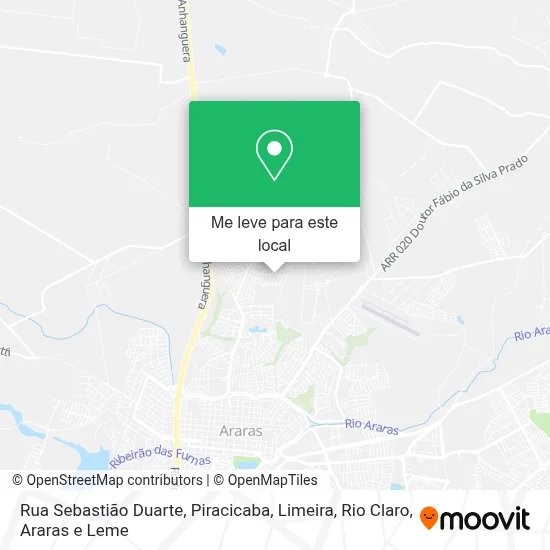 Rua Sebastião Duarte mapa