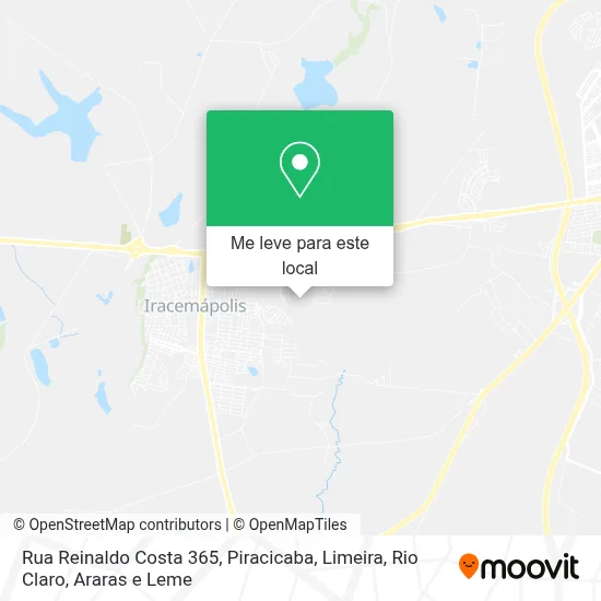 Rua Reinaldo Costa 365 mapa