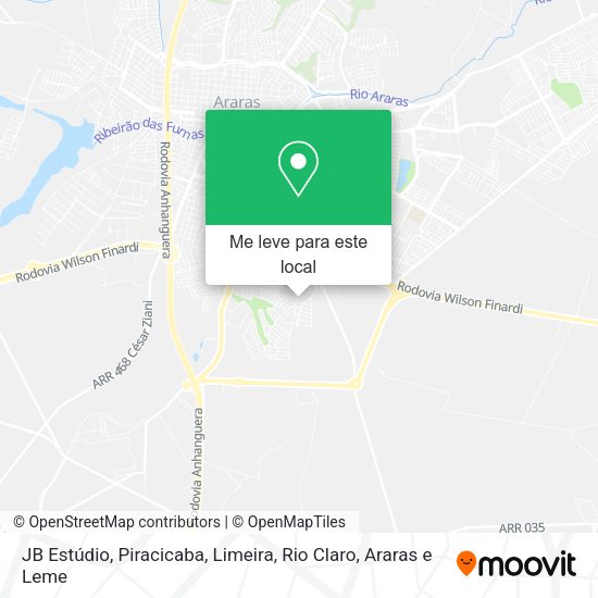 JB Estúdio mapa