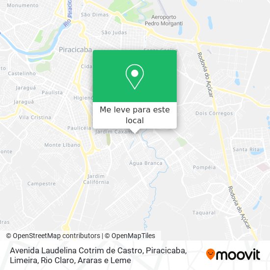 Avenida Laudelina Cotrim de Castro mapa