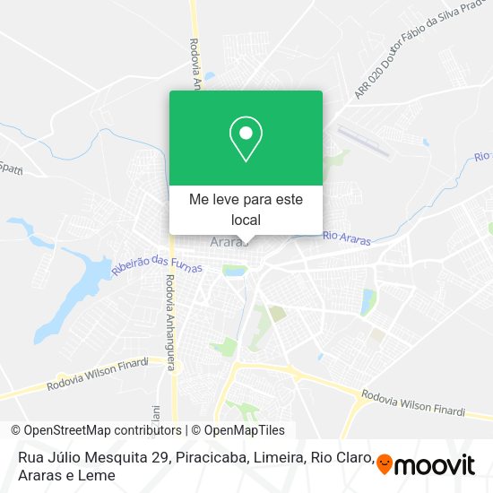 Rua Júlio Mesquita 29 mapa