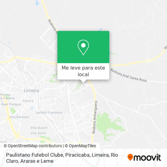 Paulistano Futebol Clube mapa
