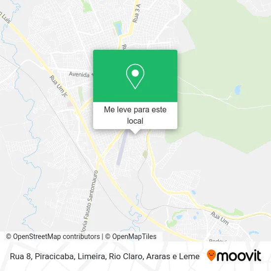 Rua 8 mapa