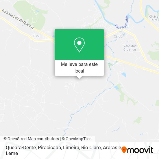 Quebra-Dente mapa