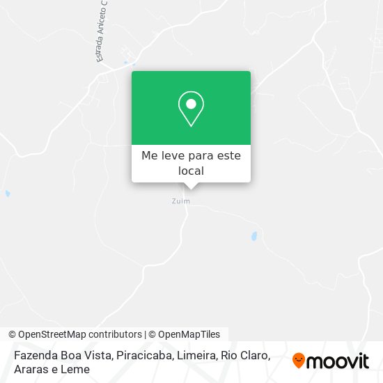 Fazenda Boa Vista mapa