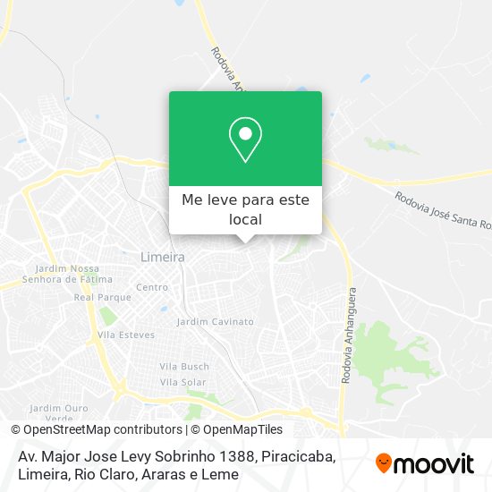 Av. Major Jose Levy Sobrinho 1388 mapa