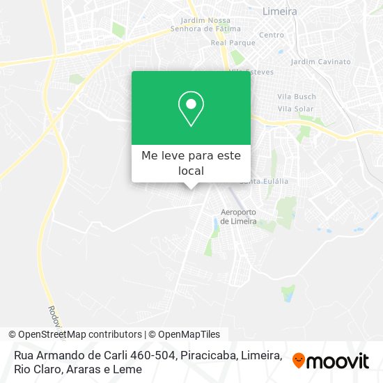 Rua Armando de Carli 460-504 mapa