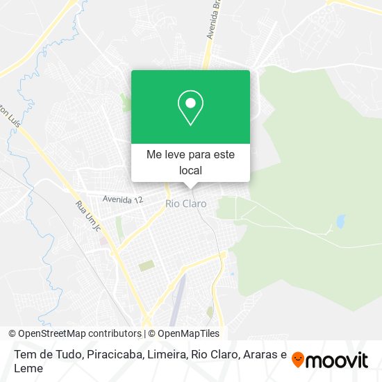 Tem de Tudo mapa