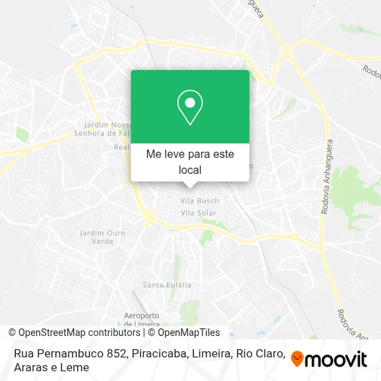 Rua Pernambuco 852 mapa
