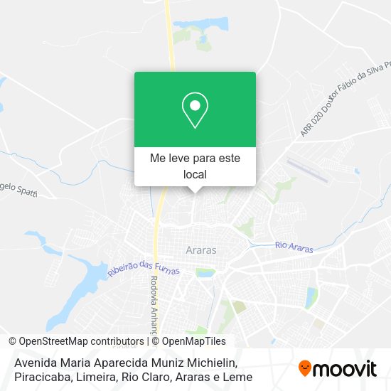 Avenida Maria Aparecida Muniz Michielin mapa
