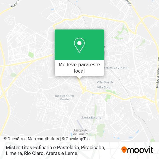 Mister Titas Esfiharia e Pastelaria mapa