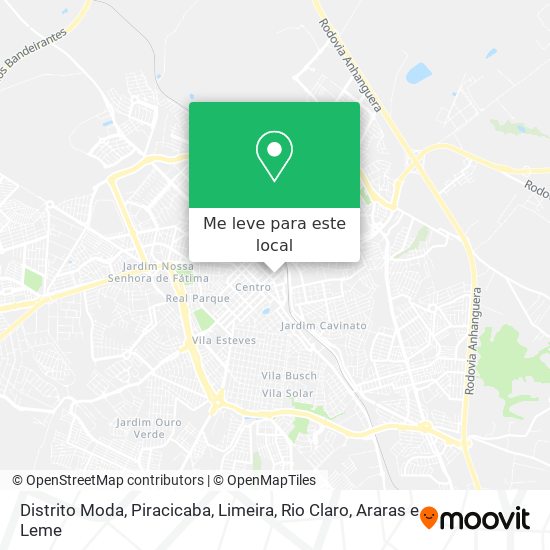 Distrito Moda mapa
