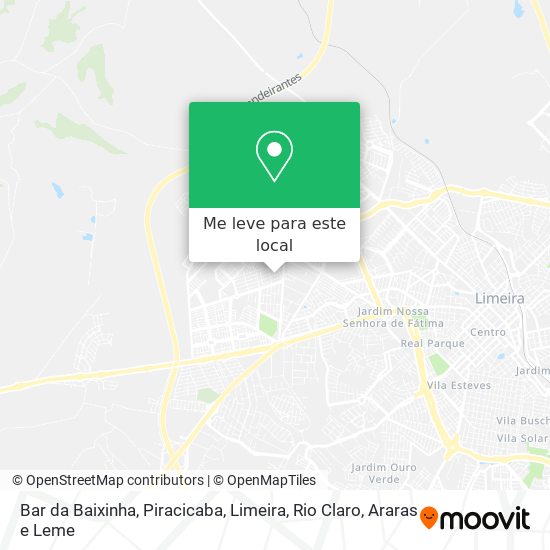 Bar da Baixinha mapa