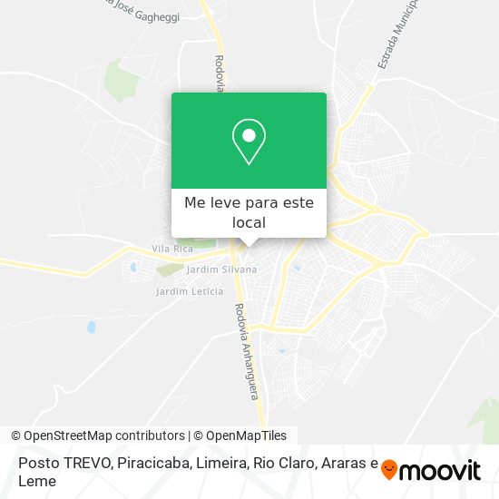 Posto TREVO mapa
