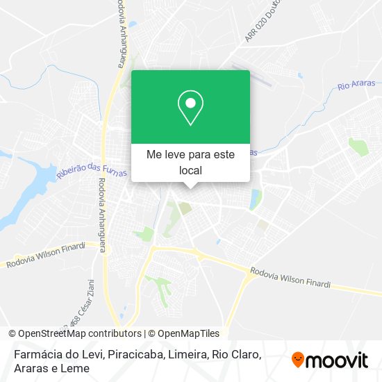 Farmácia do Levi mapa