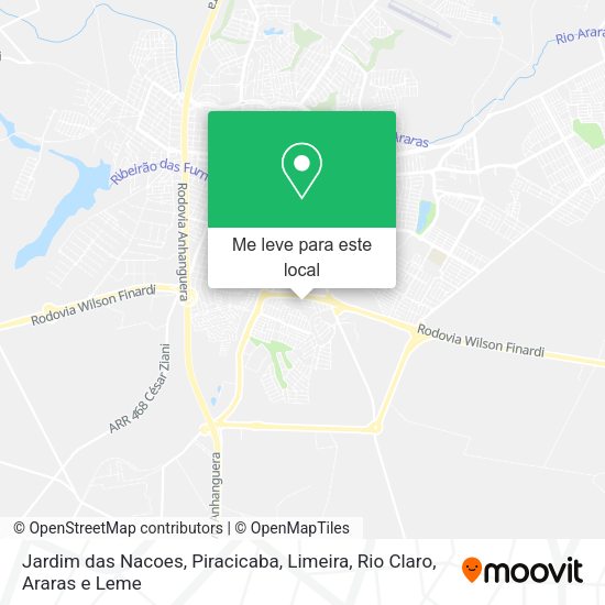 Jardim das Nacoes mapa