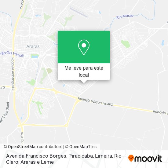 Avenida Francisco Borges mapa