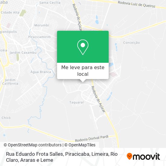 Rua Eduardo Frota Salles mapa