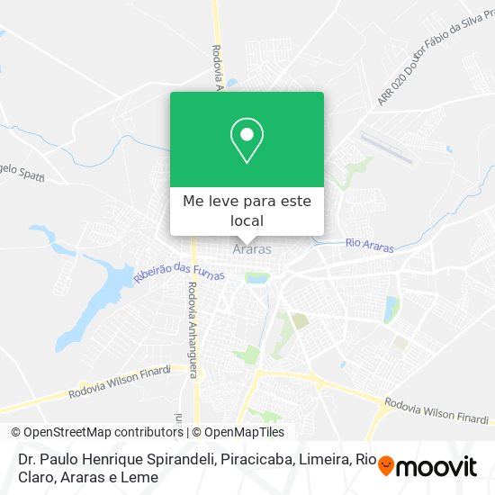 Dr. Paulo Henrique Spirandeli mapa