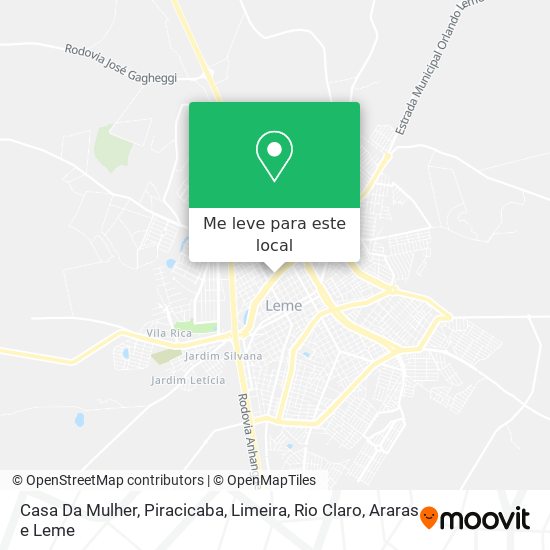 Casa Da Mulher mapa