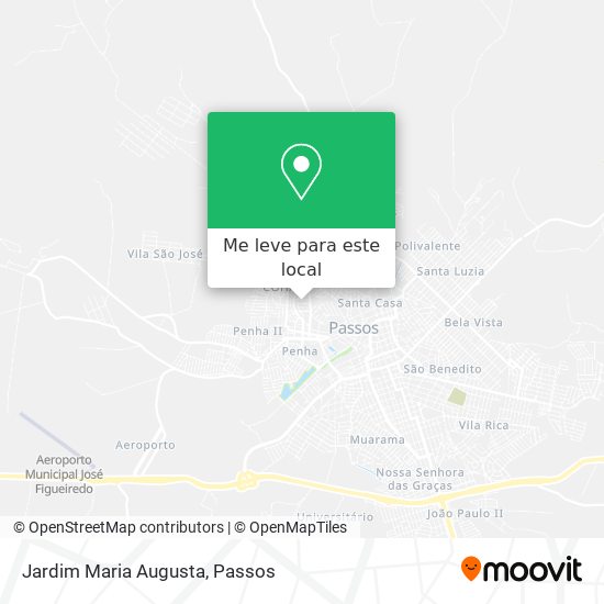 Jardim Maria Augusta mapa