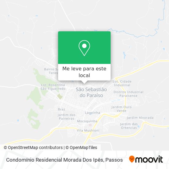 Condomínio Residencial Morada Dos Ipês mapa