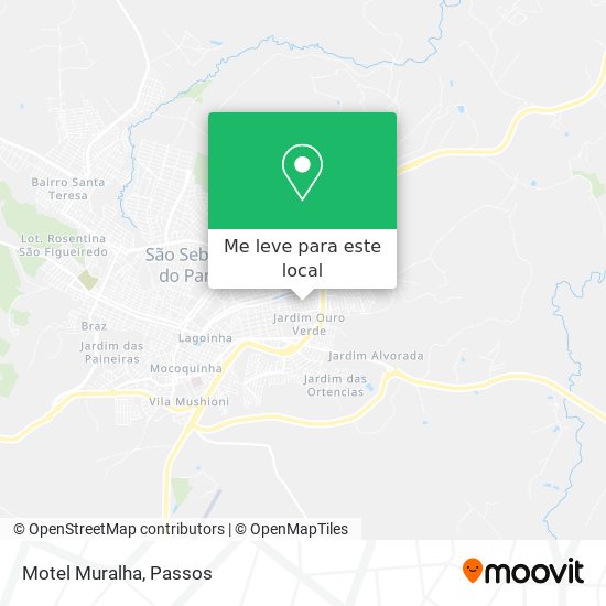 Motel Muralha mapa