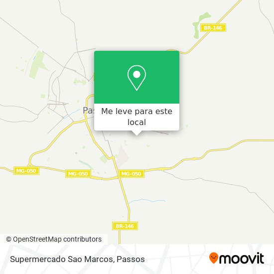 Supermercado Sao Marcos mapa