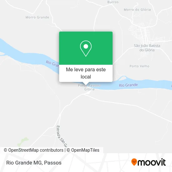 Rio Grande MG mapa