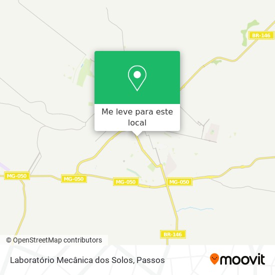 Laboratório Mecânica dos Solos mapa