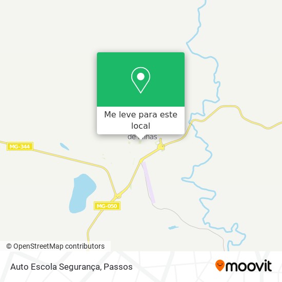 Auto Escola Segurança mapa