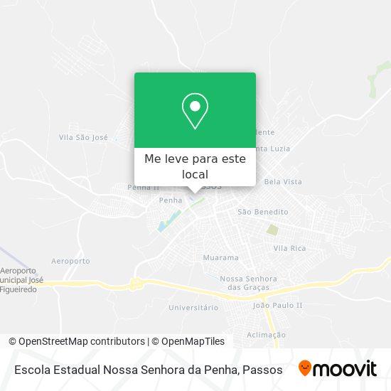 Escola Estadual Nossa Senhora da Penha mapa