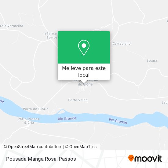Pousada Manga Rosa mapa