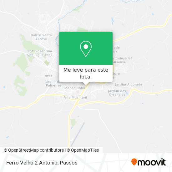 Ferro Velho 2 Antonio mapa