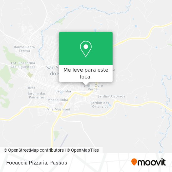 Focaccia Pizzaria mapa