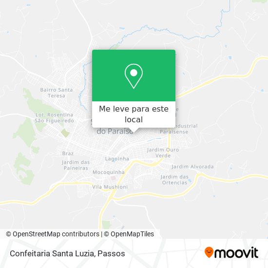 Confeitaria Santa Luzia mapa