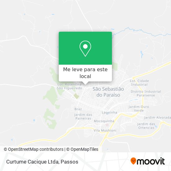 Curtume Cacique Ltda mapa