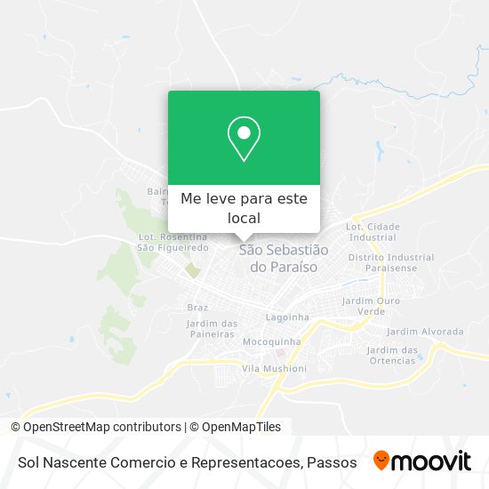 Sol Nascente Comercio e Representacoes mapa