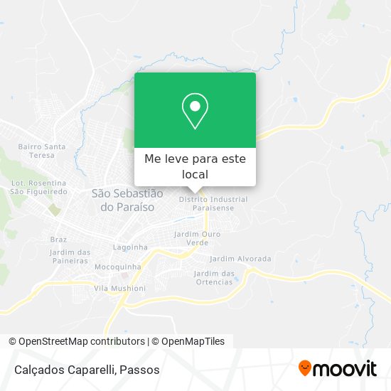 Calçados Caparelli mapa