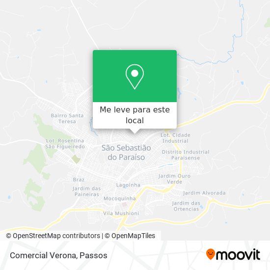 Comercial Verona mapa