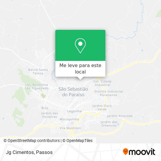 Jg Cimentos mapa