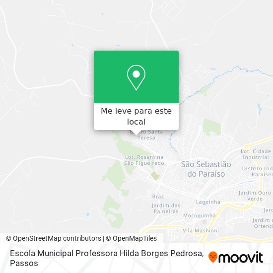 Escola Municipal Professora Hilda Borges Pedrosa mapa