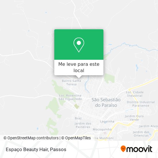 Espaço Beauty Hair mapa