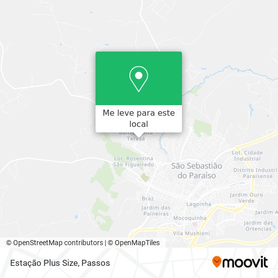 Estação Plus Size mapa