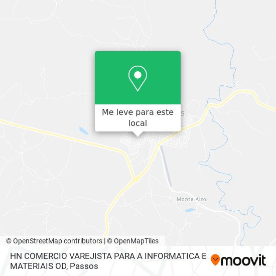 HN COMERCIO VAREJISTA PARA A INFORMATICA E MATERIAIS OD mapa