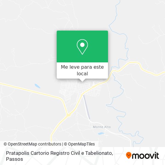 Pratapolis Cartorio Registro Civil e Tabelionato mapa